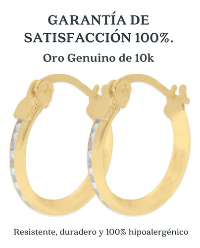 Aretes Arracadas Oro Sólido 10k Mujer 14mm Baguette 1.3gr Oro Puro 10k Aretes Arracadas Oro Sólido 10k Mujer 14mm Gruesas Oro Puro Argolla Arete Aretes Mujer Niña Dama Regalo Joyería Fina 10 Kilates