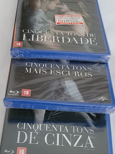 Blu-ray Coleção Cinquenta Tons De Cinza - Trilogia 