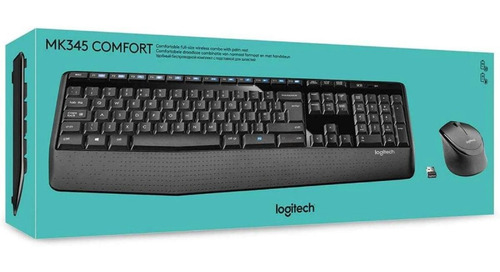 Imagen 4 de 8 de Combo Teclado Y Mouse Logitech Mk345 Inalambrico