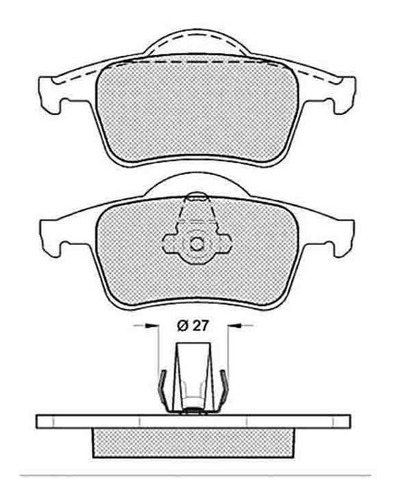 Pastilla De Freno Volvo Xc 70 Cross Country 2.4-2.5 4wd 00/