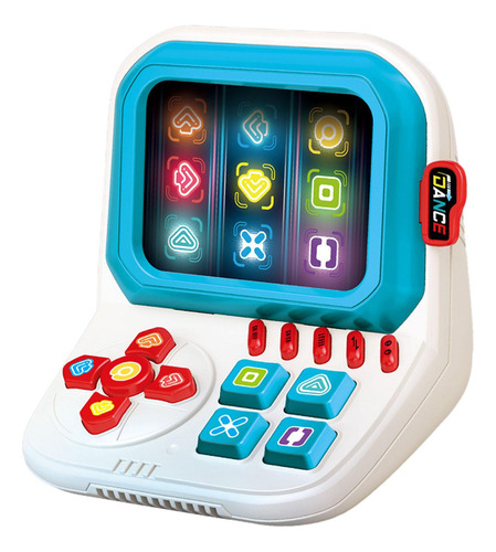 Consola De Juegos De Baile Con Dedos, Minijuegos Arcade Azul