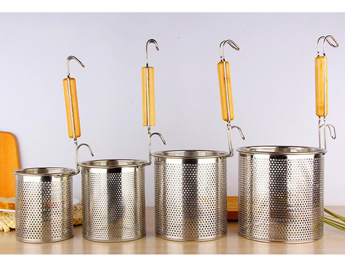 L 2x Colador De De Material Acero Inoxidable / De Fideos /