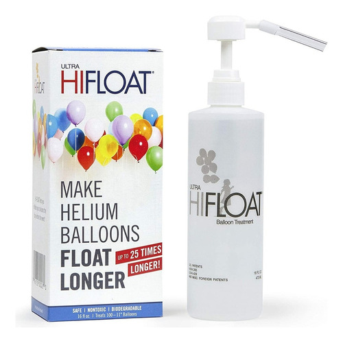Ultra Hi Float Liquido Para Que Globos Con Helio Duren 473ml
