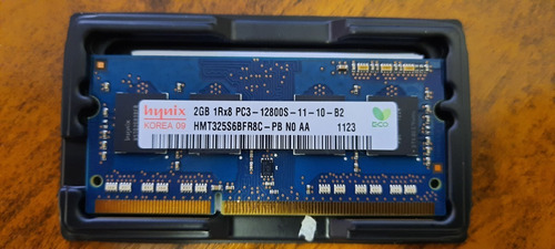 Memoria 2gb Notebook Ddr3l Pc3 12800s 1600mhz