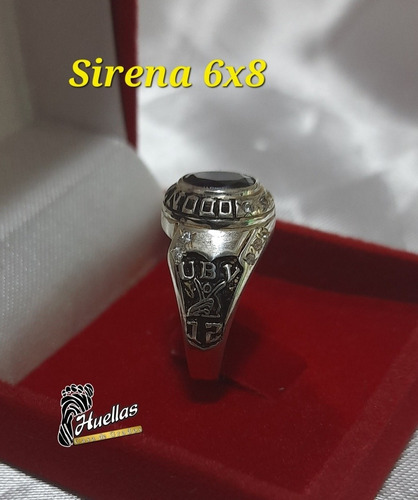 Anillo De Grado Modelo Sirena 6x8