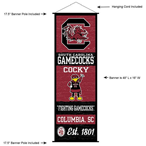 **banner Y Letrero De Carolina Gamecocks.**