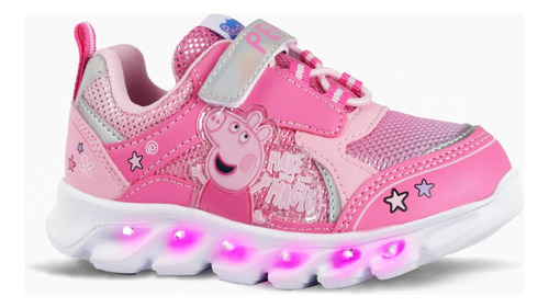 Zapatillas Footy Peppa Pig Nena Con Luces Al Pisar Nuevas