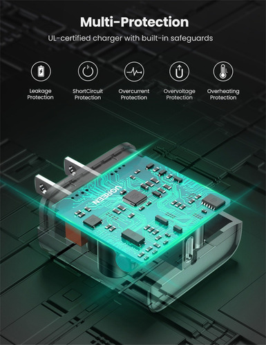 Cargador Usb C Ugreen 20w Power Delivery Para iPhone