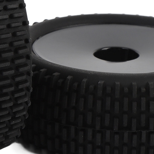Neumático Negro Negro Para Mjx Rc Hyper Go 4 Piezas 1/10 Off