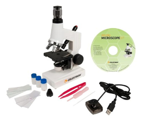 Kit Digital De Microscopio Celestron 44320 Mdk