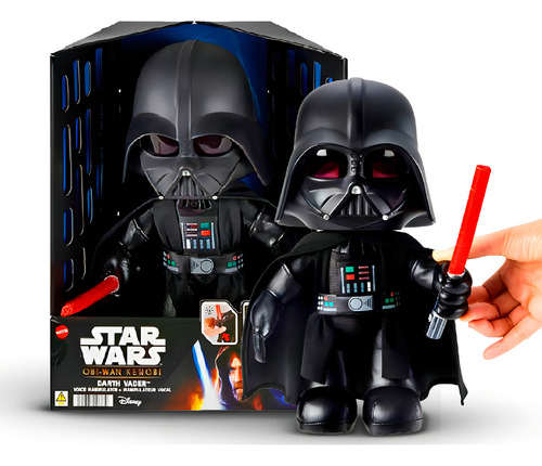 Muñeca modificadora de voz de peluche de Darth Vader Hjw21 - Mattel