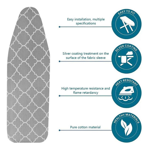 Funda Para Tabla De Planchar Almohadilla Y Funda Para Tabla