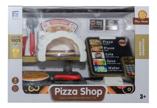 Set De Pizza. Juguete De Cocina Pizza Shop Gourmet