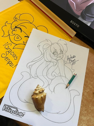 Hotaruchanart Dibujo A Lápiz Profesional Estilo Anime Otaku
