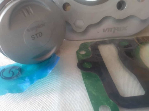 Imagen 3 de 7 de Cilindro Piston Anillos Honda Nx125 Bross Vitrix Completo