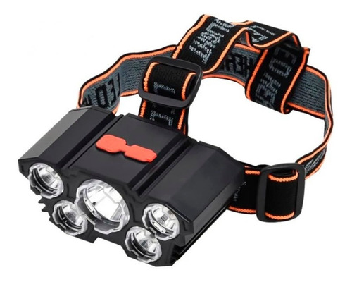 Linterna Luz Minero Led Recargable - Camping Caza Pesca