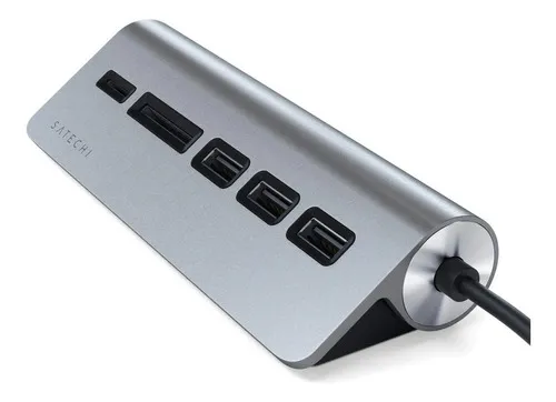 Hub Adaptador Tipo C 5 Puertos Usb3.0 Lector Sd Msd Satechi