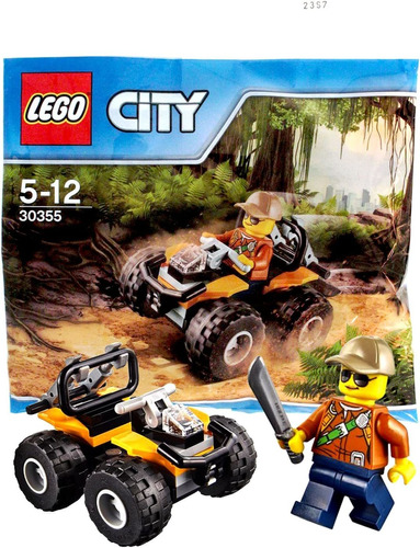Lego City Jungle 30355 Minifigura De Coche Atv 2017 Polybag