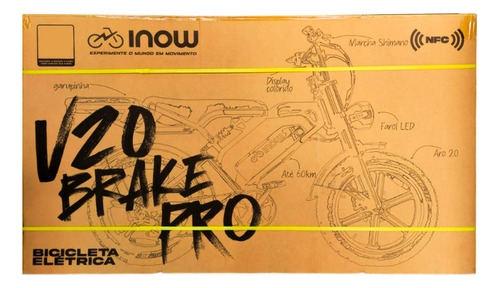 Bike Scooter Eletrica Inow 45km/h 60km Com Garupa E App Nfc
