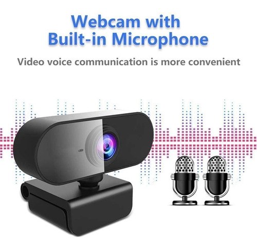 Camara Web Usb 1080p Webcam Con Microfono Para Computadora