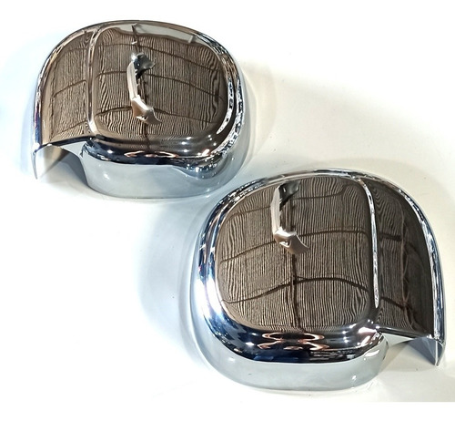 Par Capa Aplique Retrovisor F250 1999 A 2011 Cromada 