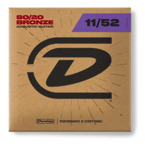 Set De Cuerdas Para Guitarra Acústica Dunlop Dab1152