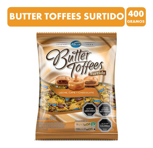 Caramelos Butter Toffes Surtido (bolsa Con 66 Unidades)