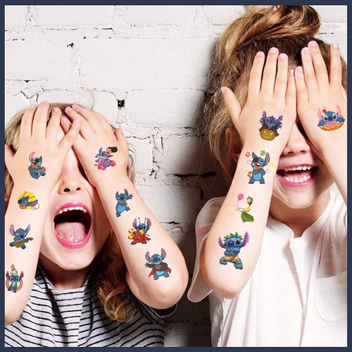 50 Tattoos Temporales Personalizados Labubu Personajes Surtido Labubu