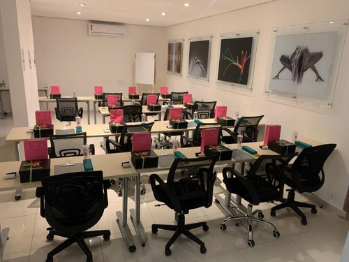 Imagem 7 de 18 de Sala Comercial Mobiliada Para Locação, 35 M² - Brooklin - São Paulo/sp - Sa0298