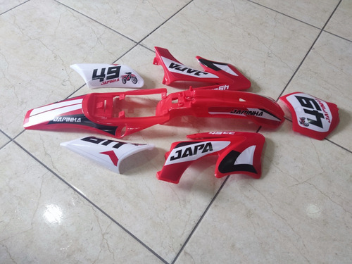 Carenagem Com Adesivo Mini Moto Cross Japinha Orion 49cc/2t