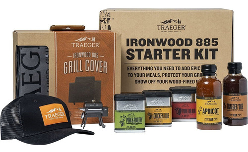 Traeger Pellet Grills Bac661 Ironwood 885 Paquete De Vacacio