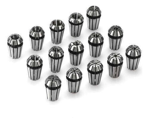 15pcs Er11 Precision Spring Collet Set For Cnc Engraving Mil