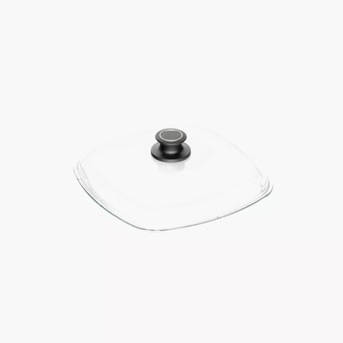 Imagen 1 de 3 de Tapa Cuadrada Para Biferas Y Sartenes 28 Cm Amt
