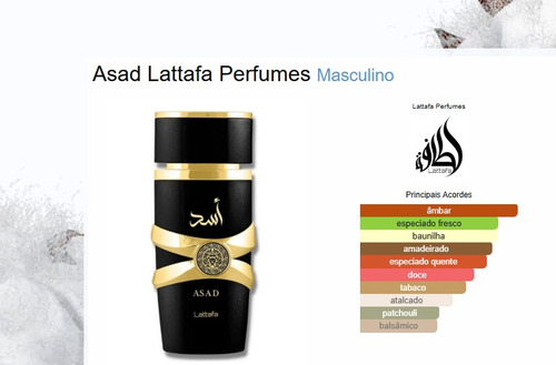 Kit Lattafa Asad Masculino - Edp 100ml + Hair Mist 50ml + Desodorante 200ml