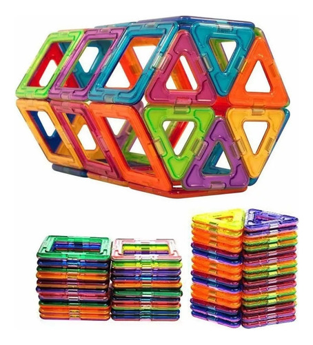 Juego De 100 Bloques De Construcción Magnéticos Para Niños A