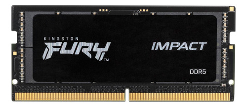 Memoria Sodimm Kingston Fury Impact Ddr5 Pc5-38400, 16gb.