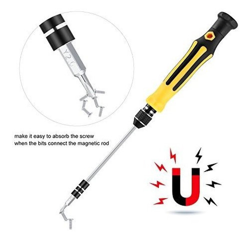 Imagen 4 de 6 de 45 En 1 Mini Destornillador De Ajuste, Broca Torx Vcoo
