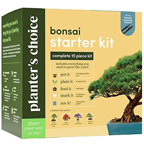 Bonsai Starter Kit - Regalos De Jardinería Para Mujeres Y Ho