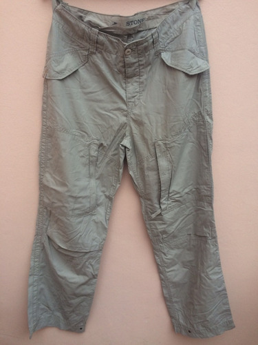 Pantalon Cargo Stone Hombre Marron Talle 36 O 46