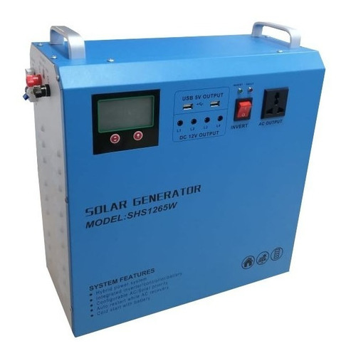 Inversor Cargador Solar 500w /12v Portable. Motorhome /campo
