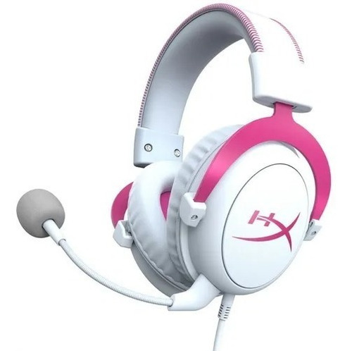 Auricular Gamer Hyperx Cloud Il Virtual 7.1 Blanco Y Rosa