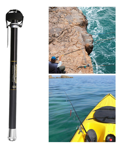 Garfio Telescópico Para Peces Con Aparejo De Negro 5 Metros