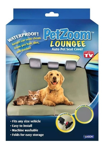 Funda Protectora Cubre Asiento Auto Para Perros Mascotas