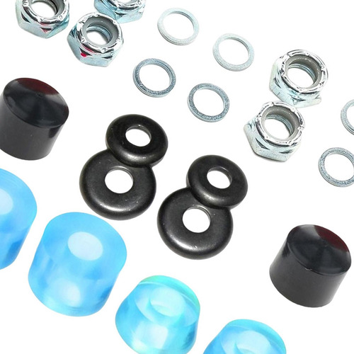 2 Kit De Bujes De Camión De 11 Mm Azul Transparente