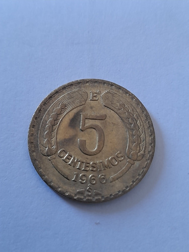 Moneda Chile 5 Centesimos De Escudo 1966 (x1053