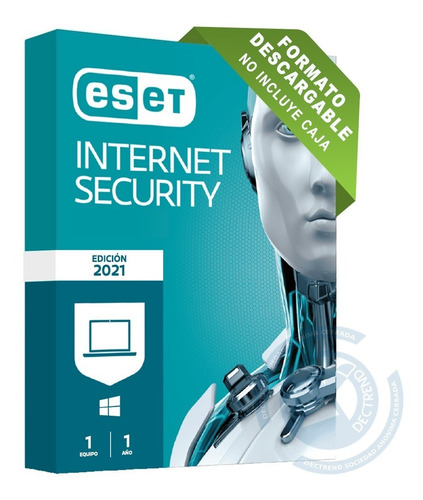 Internet Security 2021, 1 Equipo-1 Año (administrable)