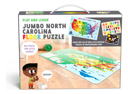 Puzzle Little Buffalo State, Carolina Del Norte, Niños De 4