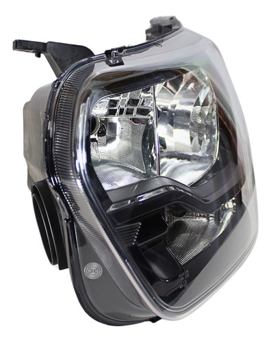 Farol Principal Ford Transit 2021 A 2024 Le Esquerdo Negro Esquerdo/motorista