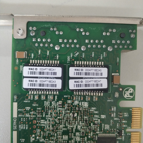 Placa De Rede Quad Gigabit Dell R519p Broadcom 5709 Pci-e (Usado)