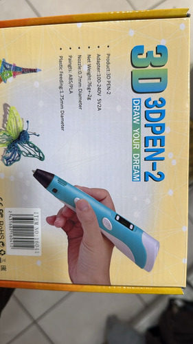 Lapiz 3d Impresora Lapicera Genérico 3d +1 Filamentos Figo